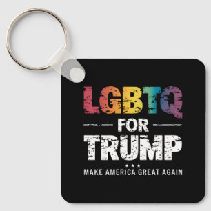 LGBTQ FÜR TRUMP SCHWUL LESBISCH FÜR TRUMP 2024  SCHLÜSSELANHÄNGER