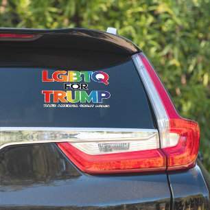 LGBTQ FÜR TRUMP SCHWULE LESBEN FÜR TRUMP 2024  AUFKLEBER