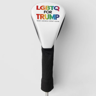 LGBTQ FÜR TRUMP SCHWULE LESBEN FÜR TRUMP 2024  GOLF HEADCOVER