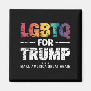 LGBTQ FÜR TRUMP SCHWULE LESBEN FÜR TRUMP 2024 MAGNET