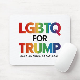 LGBTQ FÜR TRUMP SCHWULE LESBEN FÜR TRUMP 2024  MOUSEPAD