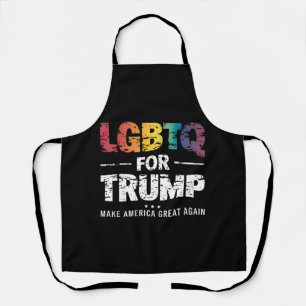 LGBTQ FÜR TRUMP SCHWULE LESBEN FÜR TRUMP 2024 SCHÜRZE