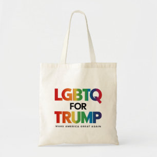 LGBTQ FÜR TRUMP SCHWULE LESBEN FÜR TRUMP 2024 TRAGETASCHE