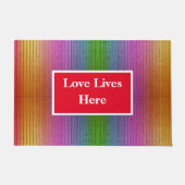 LGBTQ+ FUßMATTE (Vorderseite)