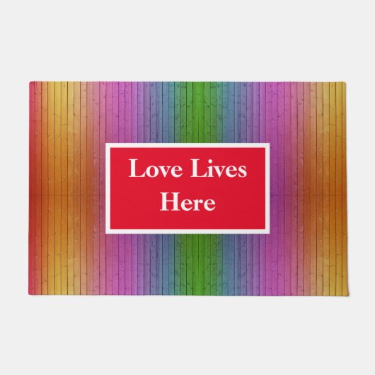 LGBTQ+ FUßMATTE (Vorderseite)