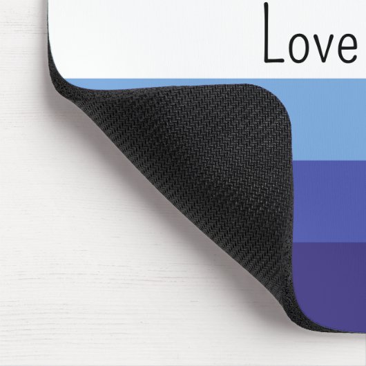 LGBTQ Gay Flag Liebe ist Liebe Benutzerdefinierter Mousepad (Ecke)