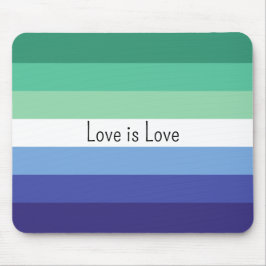 LGBTQ Gay Flag Liebe ist Liebe Benutzerdefinierter Mousepad