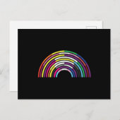 LGBTQ Gay Lesbian Bi Trans Postkarte (Vorne/Hinten)