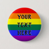 LGBTQ Gay Lesbian Primegleichheit Button (Vorderseite)