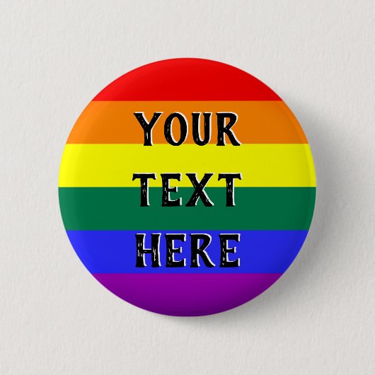 LGBTQ Gay Lesbian Primegleichheit Button (Vorderseite)