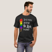 LGBTQ Gay Lesbian Verabredete Ice Cream Naughty Sp T-Shirt (Vorne ganz)
