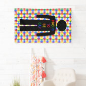 LGBTQ Gay Man Silhouette und Regenbogen Männer Banner (Insitu)