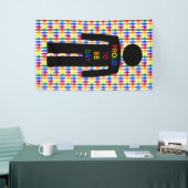 LGBTQ Gay Man Silhouette und Regenbogen Männer Banner (Messeveranstaltung)