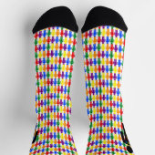 LGBTQ Gay Man Silhouette und Regenbogen Männer Gem Socken (Oben)