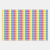 LGBTQ Gay Man Silhouette und Regenbogen Männer Geschenkpapier Set (Vorderseite 3)