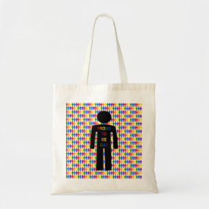 LGBTQ Gay Man Silhouette und Regenbogen Männer Tragetasche