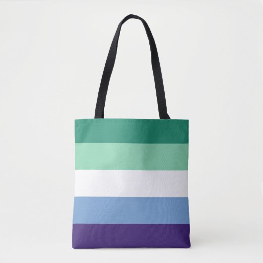 LGBTQ Gay Men-Flag Tasche (Vorderseite)