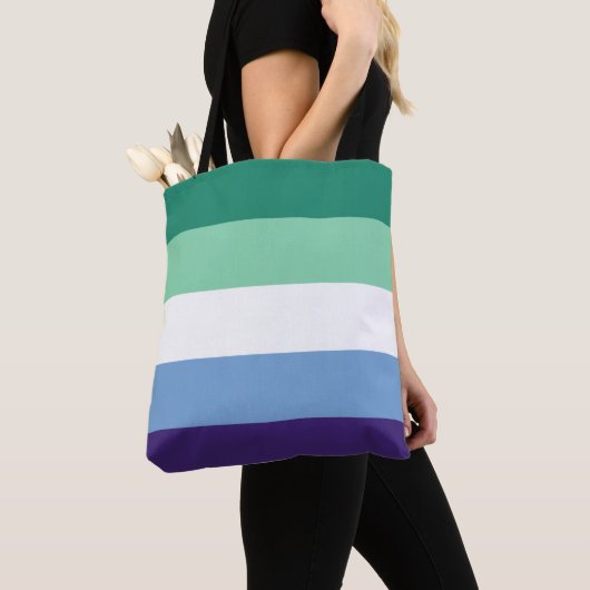 LGBTQ Gay Men-Flag Tasche (Von Nahem)