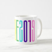 LGBTQ Gay Pride 2019 Regenbogenfarben Kaffeetasse (VorderseiteRechts)