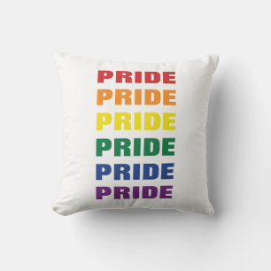 LGBTQ-Gay Pride Anpassbarer, mehrfacher Text Kissen