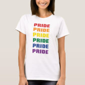 LGBTQ-Gay Pride Anpassbarer, mehrfacher Text T-Shirt (Vorderseite)