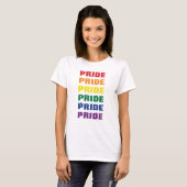 LGBTQ-Gay Pride Anpassbarer, mehrfacher Text T-Shirt (Vorne ganz)