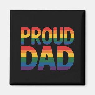 LGBTQ-Gay Pride der Proud-Vater-Familie Ally Rainb Magnet