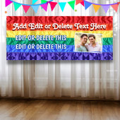 LGBTQ Gay Pride Flag Regenbogenstreifen Lesbisches Banner