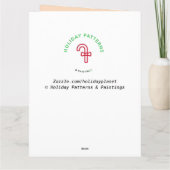 LGBTQ-Gay Pride Lasst uns Lesben gehen Karte (Rückseite)