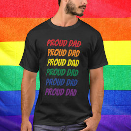 LGBTQ-Gay Pride - lauffähiger Vater Wiederholung v T-Shirt