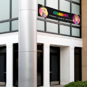 LGBTQ+ Gay Pride Parade und Event Banner (Äußeres Gebäude)