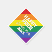 LGBTQ-Gay Pride-Party Serviette (Ecke)