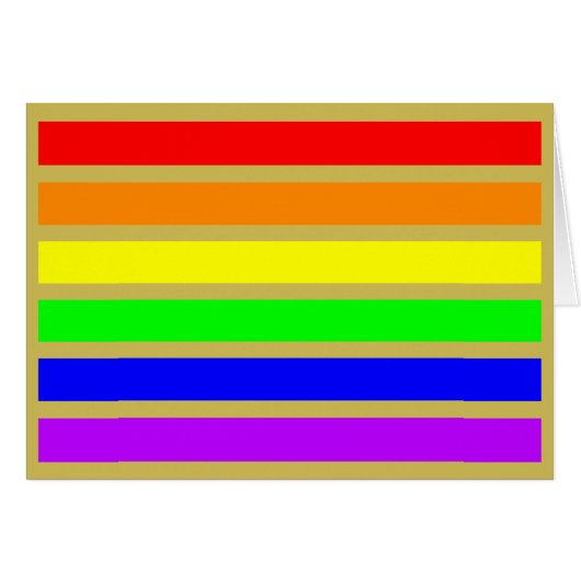LGBTQ GAY PRIDE RAINBOW FARBE ZEIT FÜR GLEICHHEIT (Vorderseite (Horizontal))