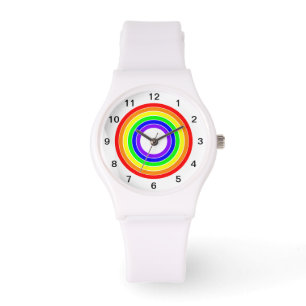 LGBTQ GAY PRIDE RAINBOW FARBE ZEIT FÜR GLEICHHEIT ARMBANDUHR