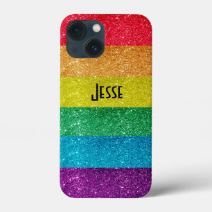 LGBTQ Gay Pride Rainbow Glitzer Flag Case-Mate iPhone Hülle