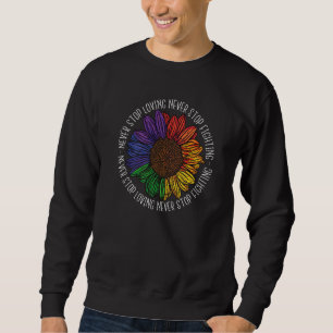 Lgbtq Gay Pride Rainbow Liebe, Wem Sie Sprichwort  Sweatshirt