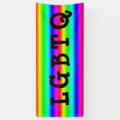 LGBTQ Gay Pride Rainbow Parade Banner (Vertikal)