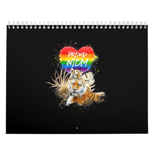 LGBTQ Gay und Lesben Pride Mama Tiger Kalender (Titelbild)