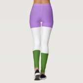 LGBTQ Genderqueer Prix Flag Leggings (Rückseite)