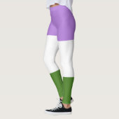 LGBTQ Genderqueer Prix Flag Leggings (Links)