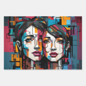 LGBTQ-Geschenkpapier Geschenkpapier Set (Vorderseite 3)