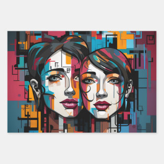 LGBTQ-Geschenkpapier Geschenkpapier Set