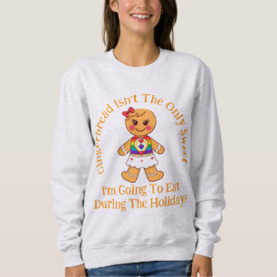 LGBTQ Gingerbread Girl Holiday Süßigkeiten Sweatshirt