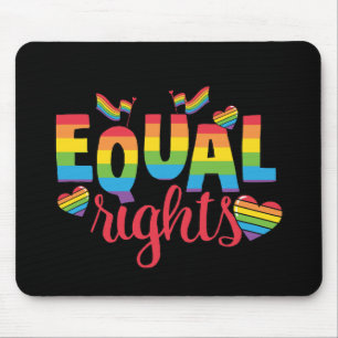 LGBTQ - Gleichberechtigung - Farben für Regenbogen Mousepad