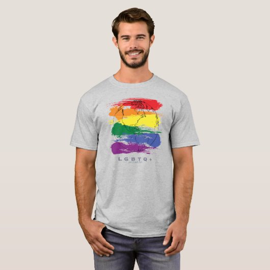 LGBTQ+ Global Proof AF T-Shirt (Vorne ganz)