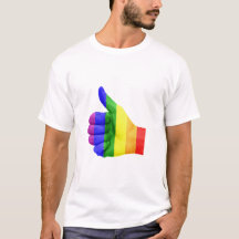 LGBTQ greift herauf Regenbogen-Hand ab