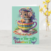 Lgbtq hat einen teariffigen Valentinstag Karte (Gelbe Blume)