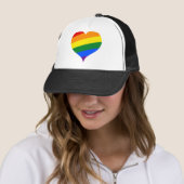 LGBTQ Herzrasen Truckerkappe (Beispiel)