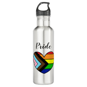 LGBTQ+ Herzrhythmusflasche aus Edelstahl Edelstahlflasche