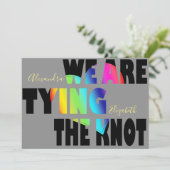 LGBTQ Hochzeit Save The Date (Stehend Vorderseite)